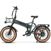 SAMEBIKE XWLX09-II Electric Bike - 1000W Motor 48V15AH Battery 65KM Range Hydraulic Disc Brakes - Grey